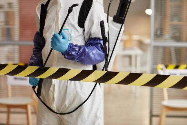 Professional Biohazard Cleanup technician working in Redwood City, CA